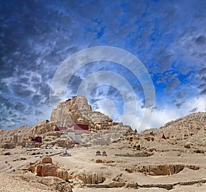 Tsaparang, the ruins of the ancient capital of Guge Kingdom and