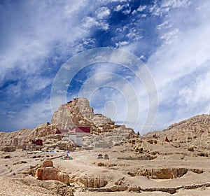 Tsaparang, the ruins of the ancient capital of Guge Kingdom and