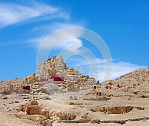 Tsaparang, the ruins of the ancient capital of Guge Kingdom and Tholing Monastery, Tibet