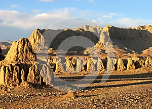 Tsaparang sunset in Tibet Ngari