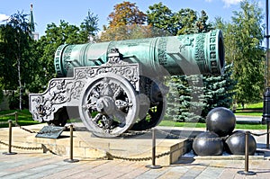 Tsar cannon in Kremlin
