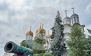 Tsar Cannon and Kremlin Churchs