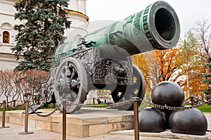 Tsar Cannon in Moscow Kremlin