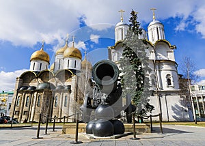 Tsar Cannon in the Moscow Kremlin, Russia