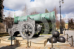Tsar Cannon in Moscow Kremlin
