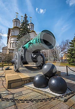 Tsar or King Cannon in Moscow Kremlin, Russia photo