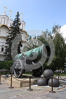 Tsar-pushka in Kremlin