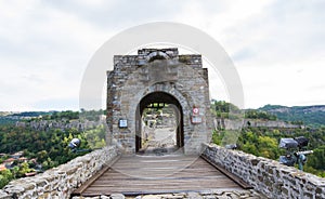 Tsarevets fortress complex the entrance arch