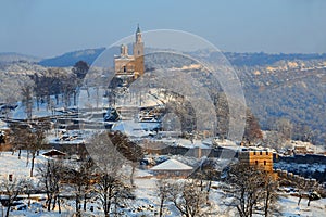 Tsarevets Stronghold in the Winter