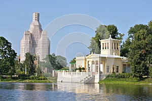 Tsarina Pavilion in Peterhof. photo