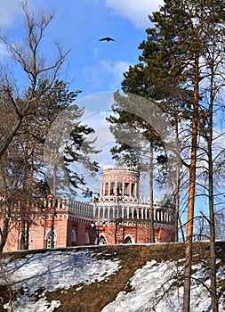 Tsaritsyno museum in Moscow. Third Cavalry Corps