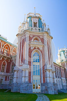 Tsaritsyno palace in Moscow, Russia