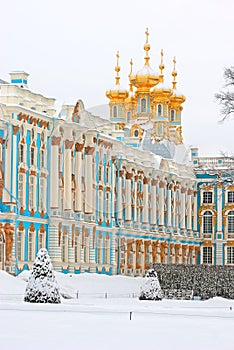 Tsarskoye Selo (Pushkin), Saint-Petersburg, Russia. The Catherine Palace