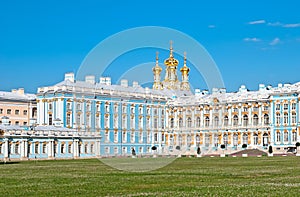 Tsarskoye Selo (Pushkin). Saint-Petersburg, Russia. The Catherine Palace