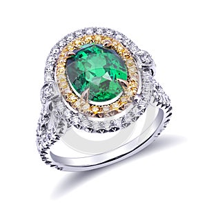 Tsavorite Ring