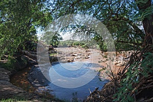 Tsawo river in Tsawo West national park