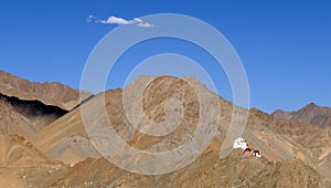 Tsemo monastery view