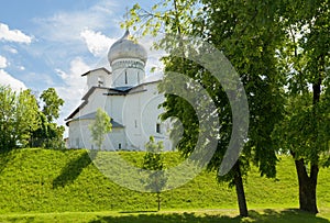 Tserkov` Petra I Pavla S Buya in Pskov. Russia