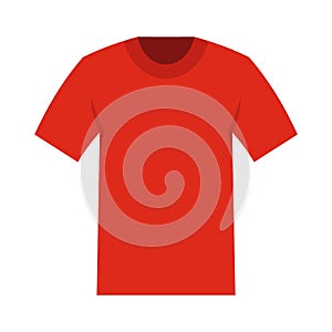 Tshirt icon, flat style