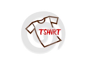 Tshirt simple tee with text for logo