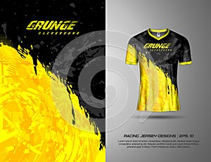 Tshirt sports grunge background for racing, jersey, cycling, fishing, football, gaming