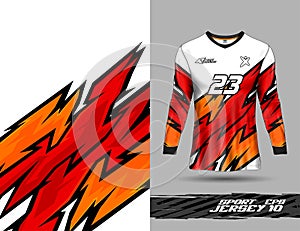 Tshirt template for extreme sports background racing jersey design soccer jersey