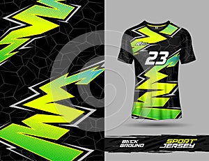 Tshirt template for extreme sports background racing jersey design soccer jersey