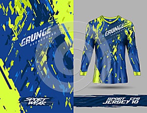 Tshirt template for extreme sports background racing jersey design soccer jersey