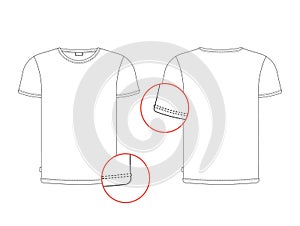 Tshirt template single