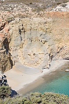 Tsigrado beach, Melos, Greece