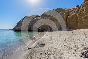 Tsigrado beach, Melos, Greece