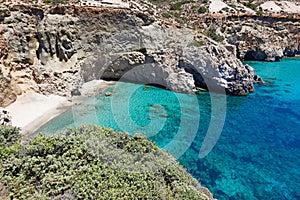 Tsigrado in Milos, Greece