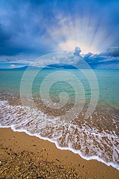 Tsilivi beach in Zante Island