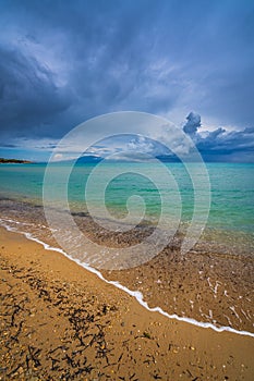 Tsilivi beach in Zante Island