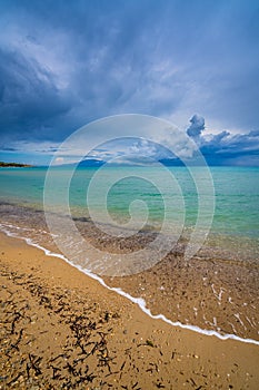 Tsilivi beach in Zante Island