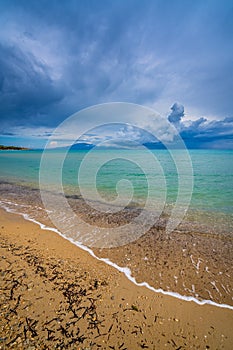 Tsilivi beach in Zante Island photo