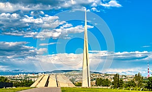 Tsitsernakaberd, the Armenian Genocide memorial complex in Yerevan