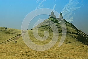 Tsminda Sameba monastery, Kazbegi, Caucasus