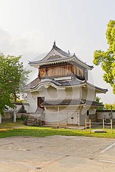 Tsukimi Yagura of Okayama Castle, Japan. Important Cultural Prop