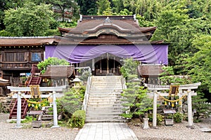 Tsukubusuma Shrine on Chikubushima Island- Lake Biwa, Japan