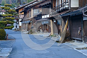 Tsumago-juku in Kiso, Nagano, Japan