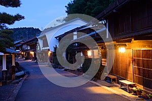 Tsumago-juku in Kiso, Nagano, Japan