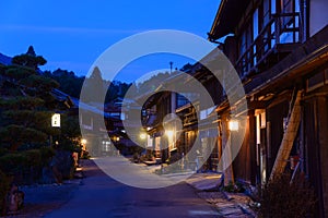 Tsumago-juku in Kiso, Nagano, Japan