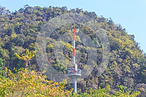 Tsunami siren warning loudspeakers