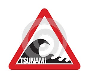 Tsunami Warning Sign