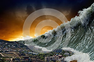 Tsunami waves