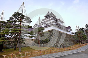 Tsuruga Castle (Wakamatsu castle) a concrete replica of 14th-century castle