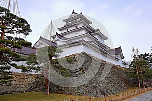 Tsuruga Castle (Wakamatsu castle) a concrete replica of 14th-century castle