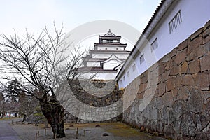 Tsuruga Castle (Wakamatsu castle) a concrete replica of 14th-century castle