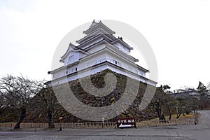 Tsuruga Castle (Wakamatsu castle) a concrete replica of 14th-century castle